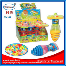 Plastic Flash Spinning Top Toy Candy